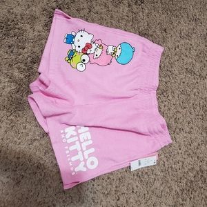 Hello kitty and friends pink shorts size S